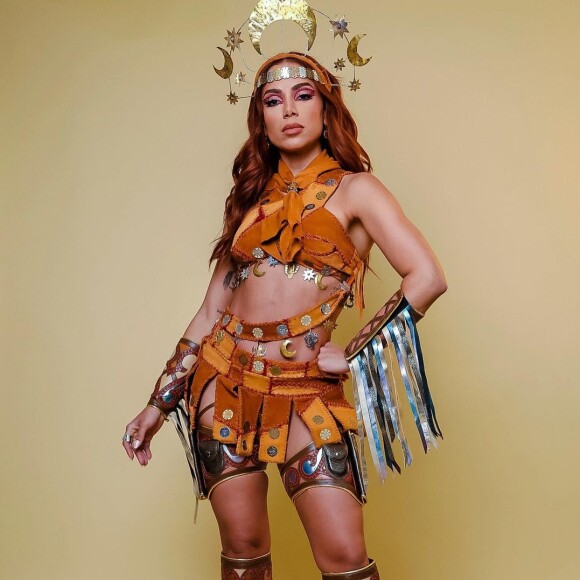 Na legenda, Anitta brincou com um bordão que vem fazendo sucesso no BBB