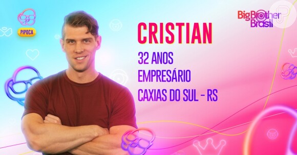 BBB 23: Cristian, o terceiro mais votado, entrou no paredão