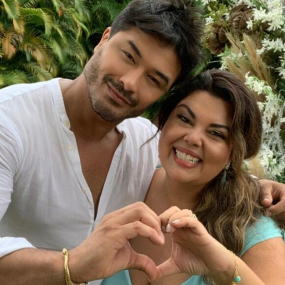 Fabiana Karla e Diogo Mello anunciaram o fim do casamento nesta sexta-feira