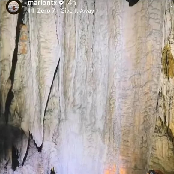 Grazi Massafera e Marlon Teixeira compartilharam esses stories de uma viagem para a Chapada Diamantina