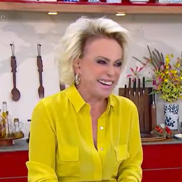 Ana Maria Braga fez sua assistente de cozinha gargalhar no 'Mais Você'