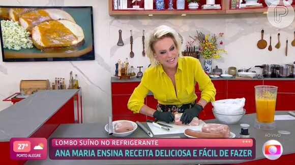 Ana Maria Braga divertiu os telespectadores do 'Mais Você' desta quinta-feira (09)