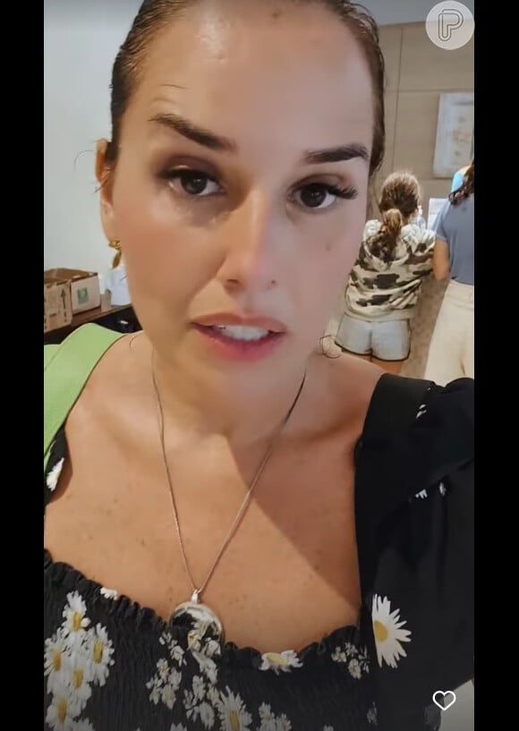 Mariana Belém usou suas redes sociais para mostrar estado do seu quarto em hotel após temporal