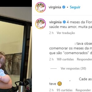 Seguidores criticaram Virgínia Fonseca pela diferença de tratamento entre as filhas