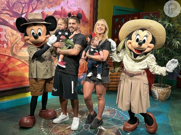 Virgínia Fonseca e Zé Felipe estão passando férias na Disney