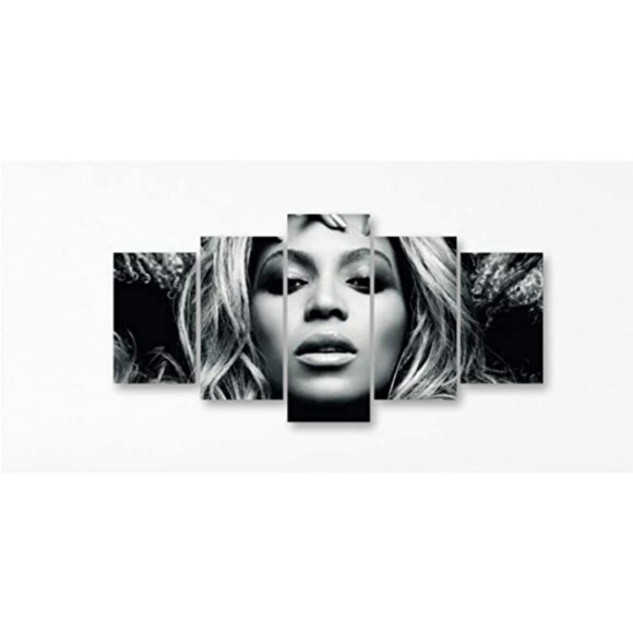 Quadro decorativo 5 peças Beyoncé