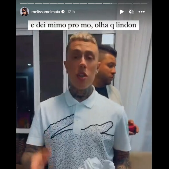 Mel Maia deu um sapato da grife Prada para o namorado, MC Daniel, de R$ 7.500