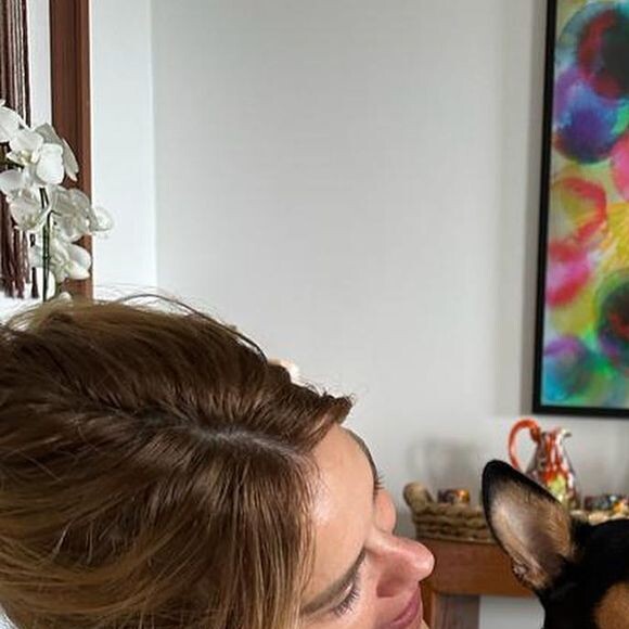 Carolina Dieckmann também visitou Preta Gil em meio ao tratamento contra o câncer