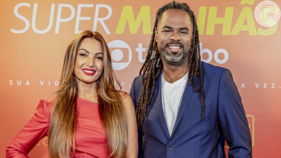 Patrícia Poeta e Manoel Soares são apresentadores do programa 'Encontro', exibido diariamente na Globo