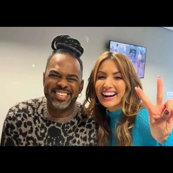 Manoel Soares e Patrícia Poeta negam boatos de crise nos bastidores do programa 'Encontro'