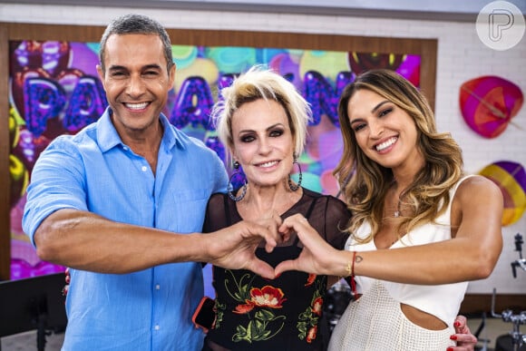 Ana Maria Braga vem sendo substituída no 'Mais Você' por Fabrício Battaglini e Talitha Morete