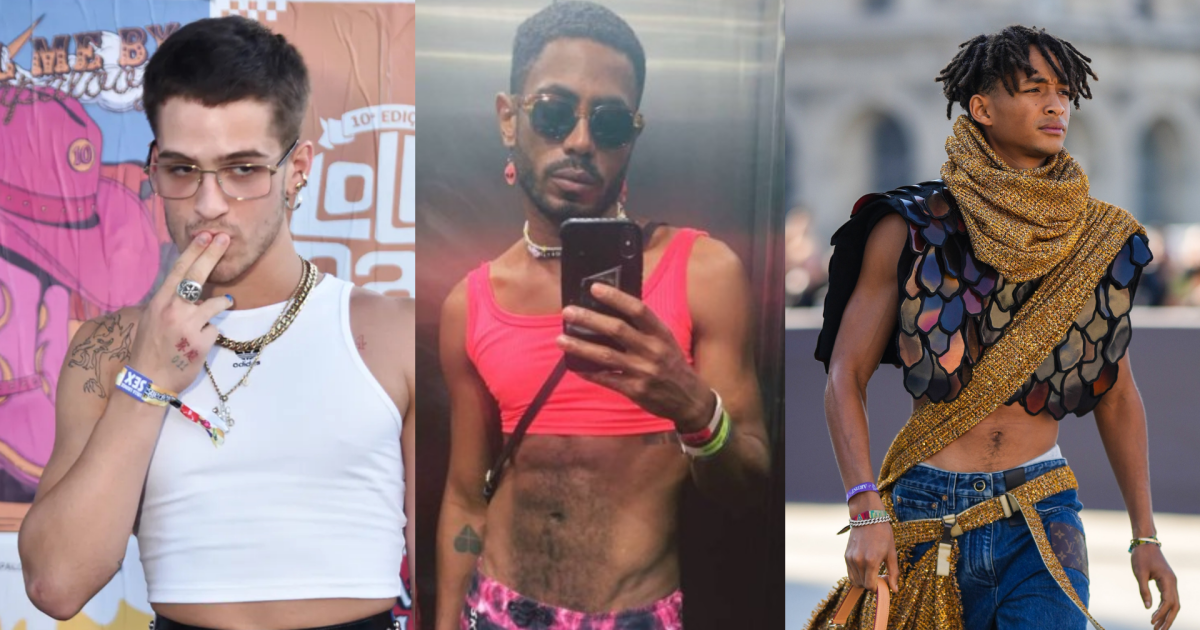 Moda sem gênero: homens aderem ao uso de croppeds; veja looks de famosos