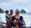 Bruno Gagliasso, Giovanna Ewbank, e os filhos - Títi, Bless e Zyan - voltaram de Fernando de Noronha para o Rio de Janeiro