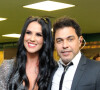 Graciele Lacerda foi elogiada pelo tom de voz ao cantar para o noivo, Zezé Di Camargo