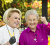 Ana Maria Braga e Palmirinha Onofre trabalharam juntas na Record TV por cinco anos
