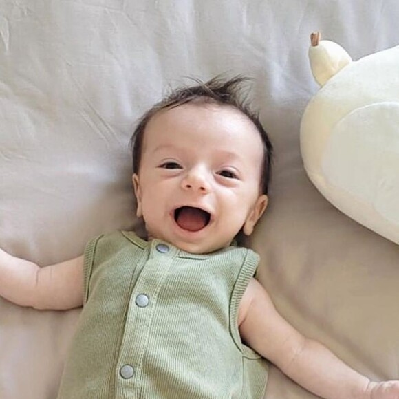 Luca, filho caçula de Claudia Raia, esbanjou fofura em foto postada pela atriz