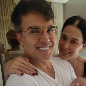 Claudia Raia e Jarbas Homem de Mello são pais do pequeno Luca, de 2 meses
