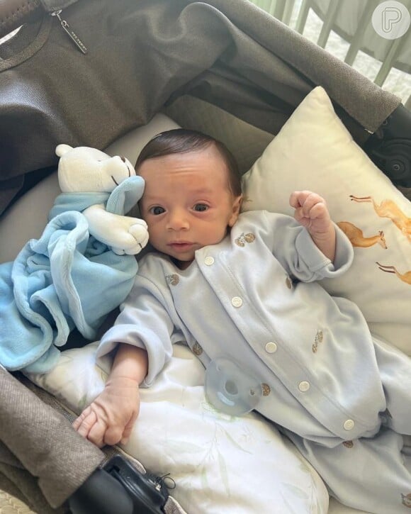 Luca, filho de Claudia Raia e Jarbas Homem de Mello, nasceu em fevereiro 