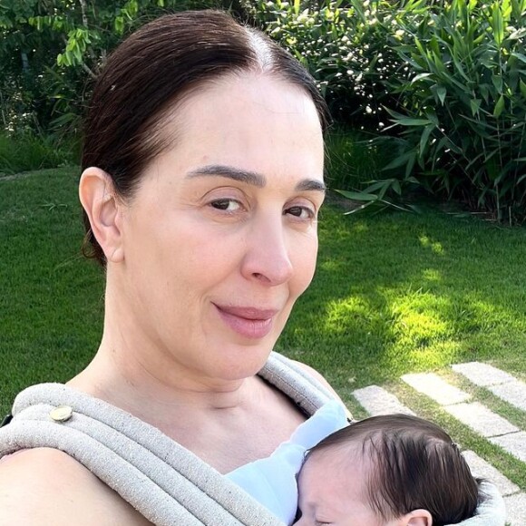 Claudia Raia deu à luz Luca, seu único filho com Jarbas Homem de Mello
