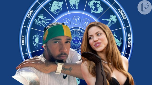 Shakira e Lewis Hamilton são casal perfeito? Descubra se os signos da cantora e do piloto dão 'match' na astrologia