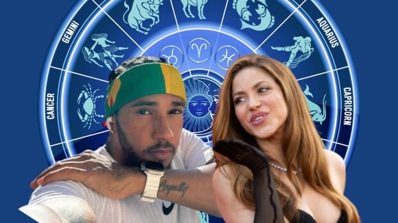 Shakira e Lewis Hamilton são o casal perfeito? Descubra se os signos da cantora e do piloto dão 'match'