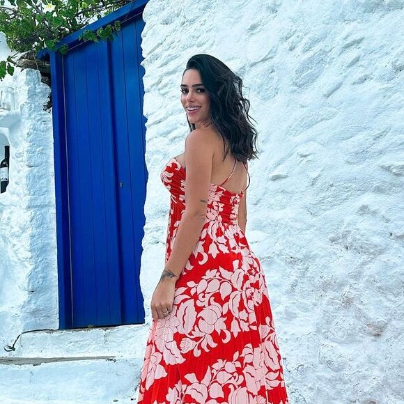 Grávida, Bruna Biancardi fez recente viagem pela Grécia
