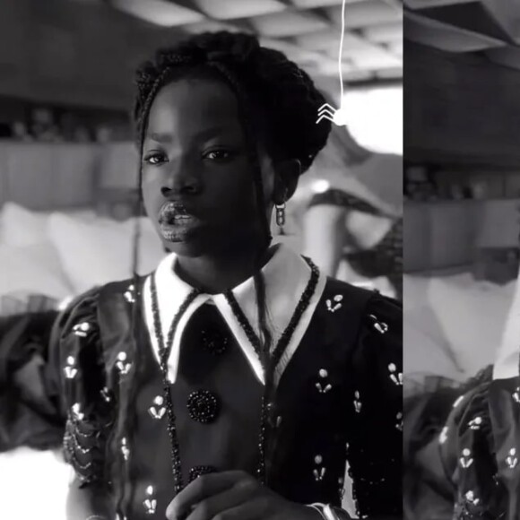 Para a data especial, a família organizou uma festa com o tema Wandinha