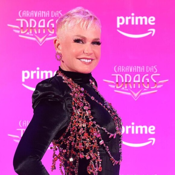 Xuxa foi apresentadora do reality 'Caravana das Drags' do streaming Prime Video.