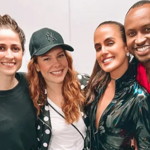Thiaguinho, Carol Peixinho, Fernanda Souza e Eduarda Porto já estiveram em diversos eventos juntos