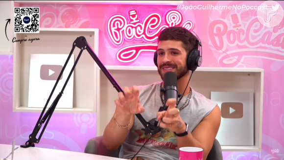 João Guilherme no "PocCast": ator revelou que a boa forma é fruto de dedicação