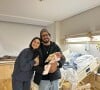 Thaila Ayala e Renato Góes com a filha, Tereza, de dois meses, após a menina passar por uma cirurgia no coração