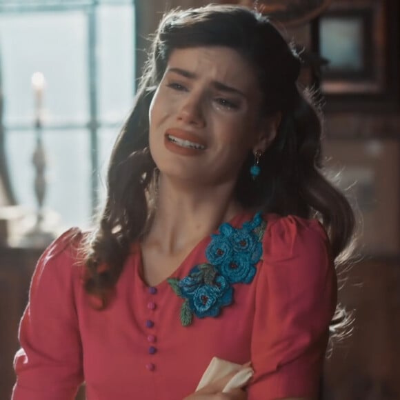 Novela 'Amor Perfeito': no capítulo de segunda-feira, 24 de julho de 2023, Marê (Camila Queiroz) fica inconsolável longe de Marcelino (Levi Asaf)