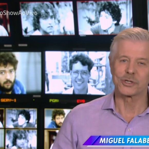 Irving São Paulo foi homenageado por Miguel Falabella no 'Vídeo Show'