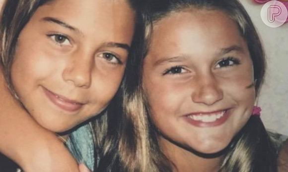 Sasha Meneghel e Luma Antunes na infância: a jovem participou das primeiras edições do 'Xuxa Só Para Baixinhos'