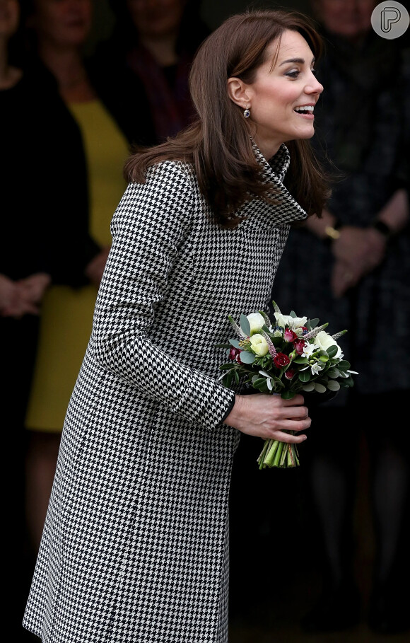 Kate Middleton é conhecida pela doçura e pela paciência e atenção com os súditos nos eventos públicos da realeza