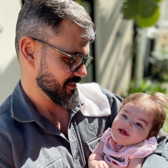 Maria Guilhermina é a filha mais nova de Juliano Cazarré.