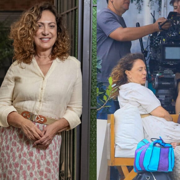 Mãe misteriosa de Caio em 'Terra e Paixão', Eliane Giardini grava cenas da novela no Rio. Veja fotos!