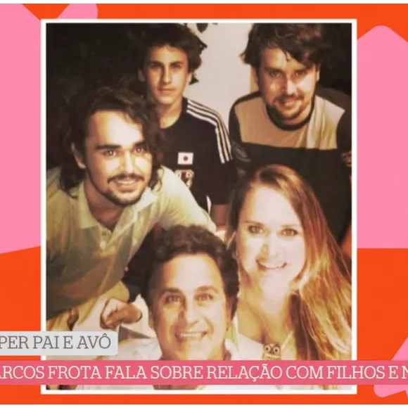 Marcos Frota: filhos do ator de 'Mulheres Apaixonadas' fazem homenagem para o astro na véspera do Dia dos Pais durante o programa 'É de Casa'