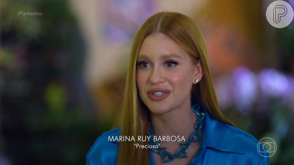 Marina Ruy Barbosa afirma ao 'Fantástico' que é emocionante voltar às novelas interpretando uma personagem como Preciosa.