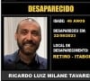 Amigo de famosos, maquiador Rico Tavares desapareceu ao deixar sítio no Rio de Janeiro