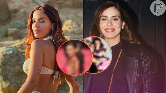 Anitta repete look sexy usado por Camila Queiroz em semana de moda