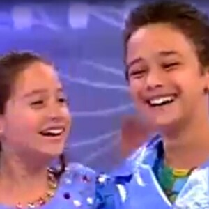 André Luiz Frambach dançou ao lado de Andressa Chavez uma música de rock no 'Dancinha dos Famosos', na TV Globo