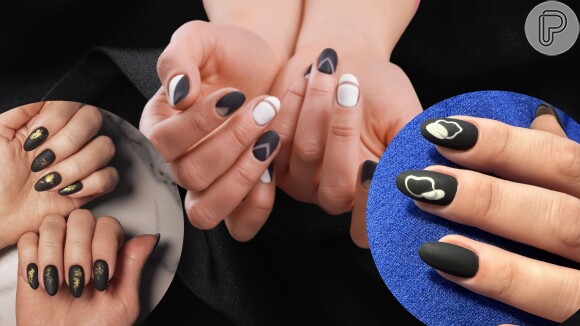 Esmalte preto combina com TUDO: 15 opções de nail arts para usar com a cor, seja qual for o seu estilo