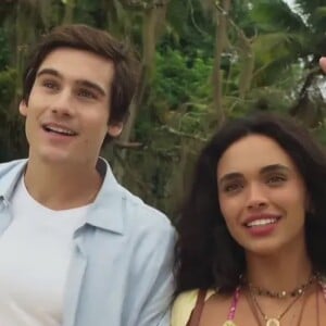 Luna e Miguel se encontraram durante um passeio por uma praia em Paraty. Lá, eles deram o primeiro beijo