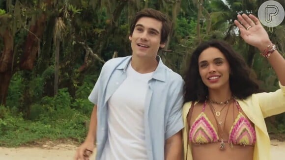Luna e Miguel se encontraram durante um passeio por uma praia em Paraty. Lá, eles deram o primeiro beijo