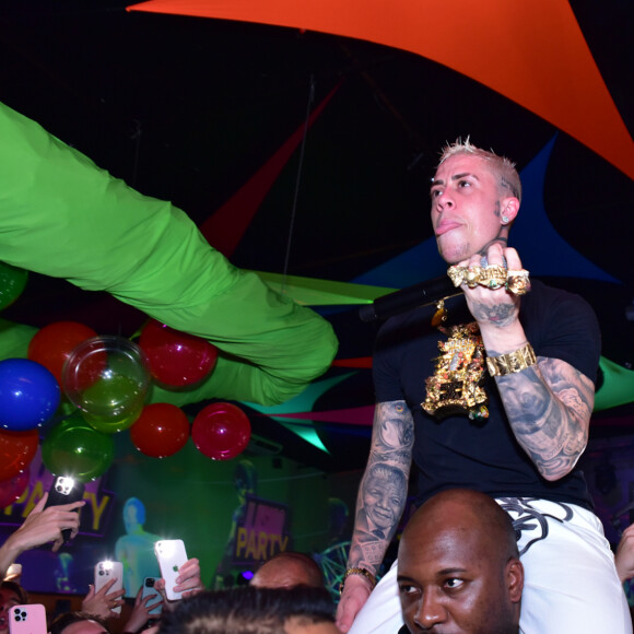 MC Daniel fez show na festa da influencer Ianka Cristini, em São Paulo, em 29 de agosto de 2023