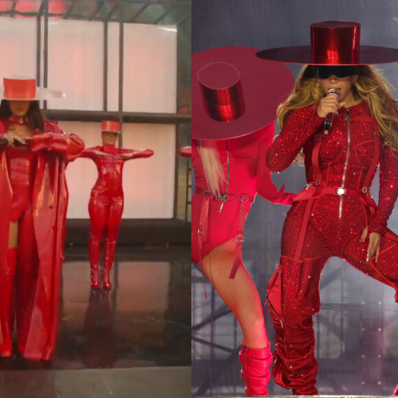 Semelhança do figurino de Ludmilla com o de Beyoncé chamou atenção na web