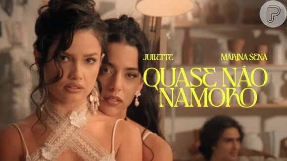 'Quase Não Namoro', de Juliette com Marina Sena, também traz uma estética vintage