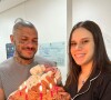 Nara Paraguaia recebeu alta no dia do aniversário do marido, Tiago Toguro