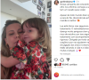 Diana Garbin fez um post no Instagram para conscientizar sobre a retinoblastoma